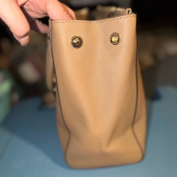 Michael Kors Beige Satchel Bag - Picture 3 of 7